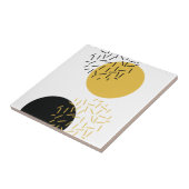 Carreau Art graphique géométrique urbain simple, moderne e (Côté)