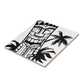 CARREAU ART HAWAÏEN DE BARRE DE TIKI (Côté)