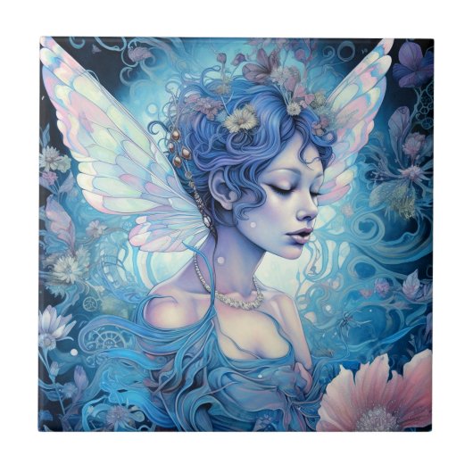Carreau Art Imaginaire Fairy Bleu (Devant)