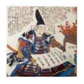 Carreau Art japonais traditionnel oriental frais de (Devant)