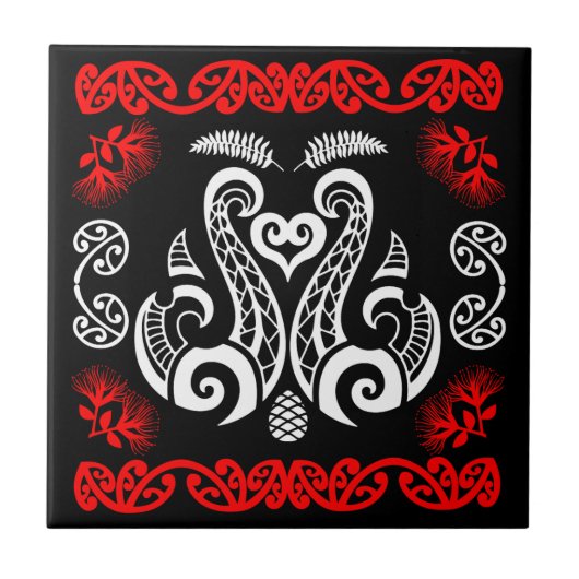 Carreau Art maori néo-zélandais (Devant)