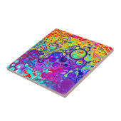 Carreau Art moderne Abstrait numérique fluide (Côté)