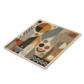 Carreau Art Moderne Du Milieu Du Siècle Récolte Automne (Côté)