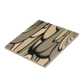 Carreau Art Moderne Fondre des teintes Brown (Côté)
