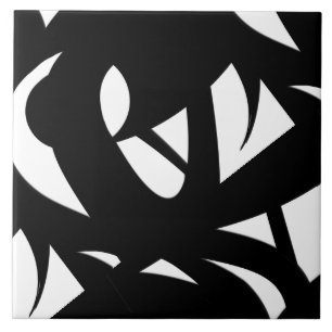 Carreau Art Moderne Impressionnant Noir et Blanc