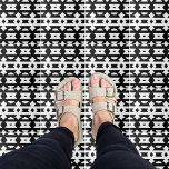 Carreau Art moderne noir et blanc Op Art Motif géométrique<br><div class="desc">Ce carrelage en céramique présente un design contemporain mettant en valeur un motif abstrait créé par un agencement de formes géométriques noir et blanc. Sa texture crée un effet d'illusion optique qui ajoute profondeur visuelle et intérêt à tout espace.</div>