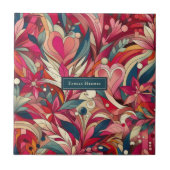 Carreau Art Morris rose (Devant)