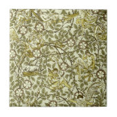 Carreau Art Nouveau Beauté dormante par Walter Crane (Devant)