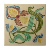 Carreau Art nouveau Boote Iris c1900 Repro Late Victorian (Devant)