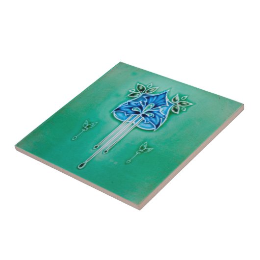 Carreau Art Nouveau Ceramic Fireplace Wall tile (Côté)