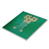 Carreau Art Nouveau Ceramic Fireplace Wall tile (Côté)