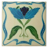 Carreau Art nouveau ceramic tile (Devant)