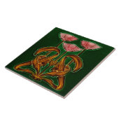 Carreau Art Nouveau Ceramic tile (Côté)