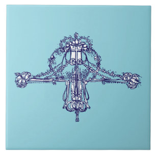 Carreau Art Nouveau ornement par Jessie Marion King