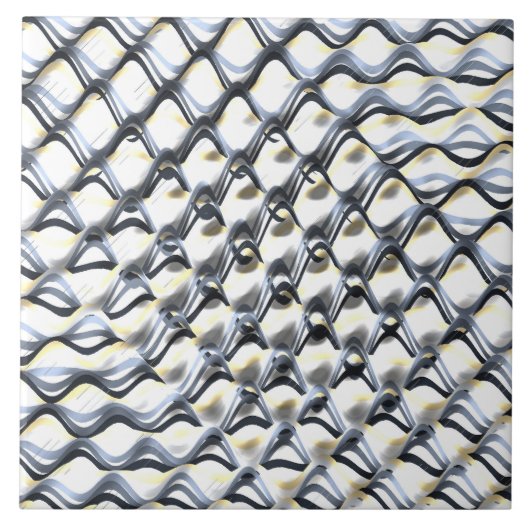 Carreau Art Nouveau Styles Opart Pattern  (Devant)