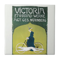 Art Nouveau vintage, Victoria Fahrrad Werke, Rehm