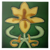 Carreau Art Noveau Ceramic wall Fireplace tile (Devant)