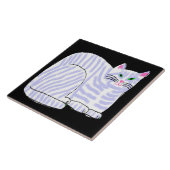 Carreau Art numérique Abstrait original (Côté)