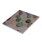 Carreau Art numérique avec contours ronds. (Côté)