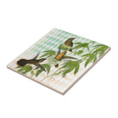 Carreau Art numérique de colibri (Côté)