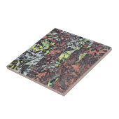 Carreau Art numérique de motif à fleurs florales avec arbr (Côté)