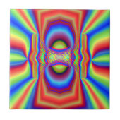 Carreau Art numérique d'intersection dimensionnelle (Devant)