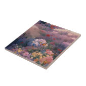 Carreau Art numérique imaginaire Fleurs (Côté)