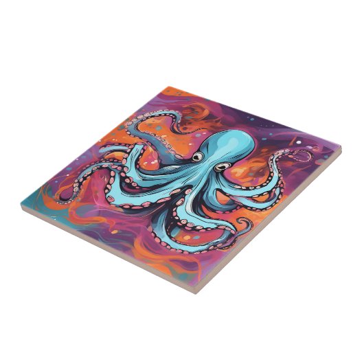 Carreau Art Octopus Dream (Côté)