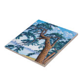 Carreau Art oriental frais d'arbre de Hasui Kawase de (Côté)
