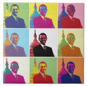 Carreau Art Pop Président Obama (Devant)