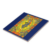 Carreau Art populaire byzantin Jésus (Côté)