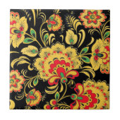 CARREAU ART POPULAIRE RUSSE (Devant)