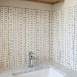 Carreau Art populaire scandinave avec Motif nordique