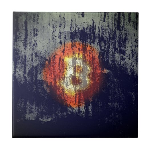 Carreau Art résilient Bitcoin (Devant)