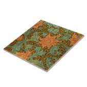 Carreau Art simple Nouveau de motif de tige de William (Côté)