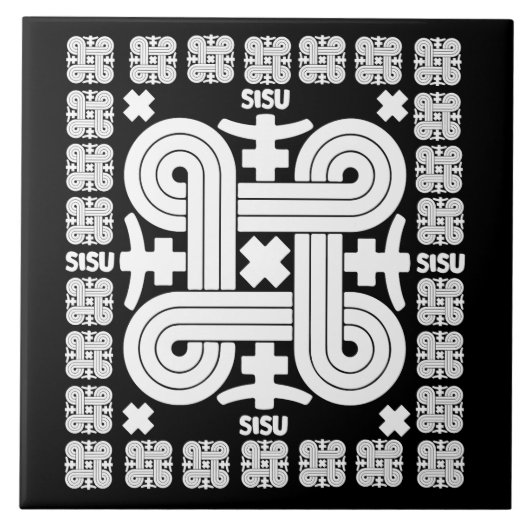 Carreau Art Sisu finlandais (Devant)