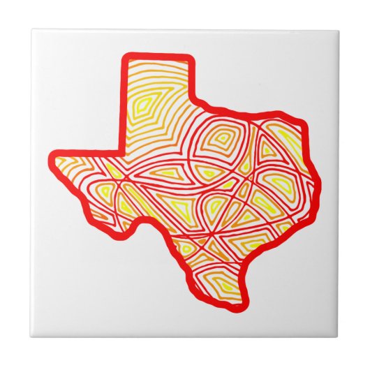 Carreau Art Texas Scribbleprints (Devant)
