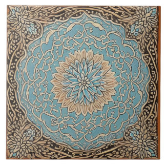 Carreau Art traditionnel de la céramique adalusienne no 10