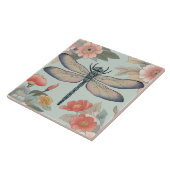 Carreau Art traditionnel japonais de libellules Art Floral (Côté)