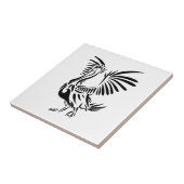 Carreau Art tribal de pélican (Côté)