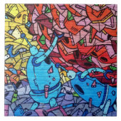 Carreau Art urbain 12. (Devant)