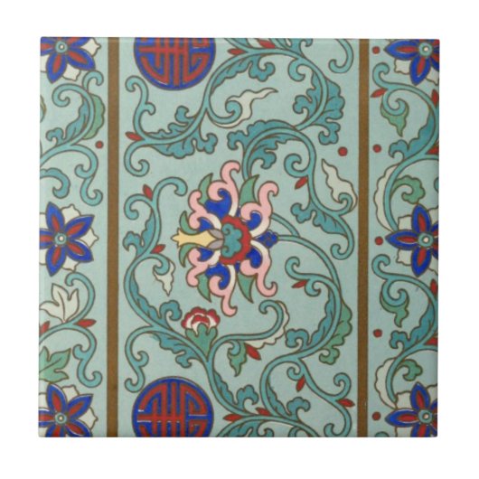 Carreau Art vintage chinois (Devant)