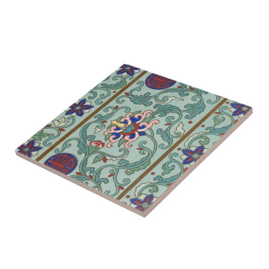 Carreau Art vintage chinois (Côté)