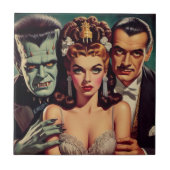 Carreau Art vintage Déplaisant Horreur (Devant)