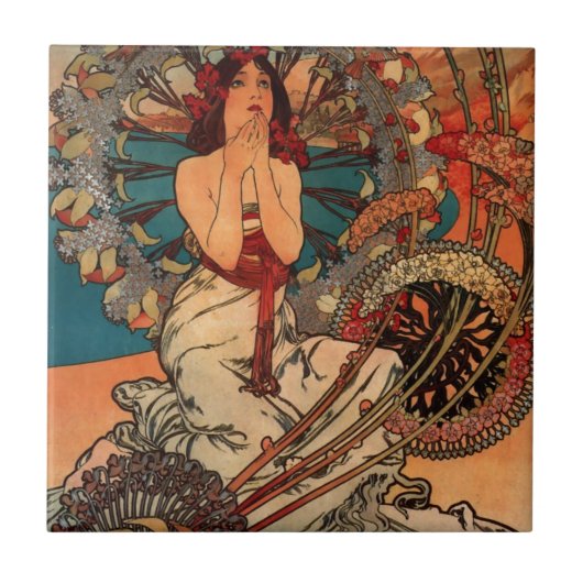 Carreau Art vintage Nouveau Monaco Monte Carlo (Devant)