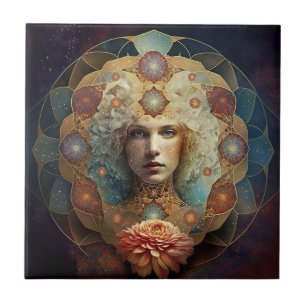 Carreau Art Visionnaire Mandala Vivant