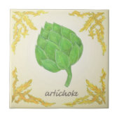 Carreau artichaut au design classique feuille (Devant)