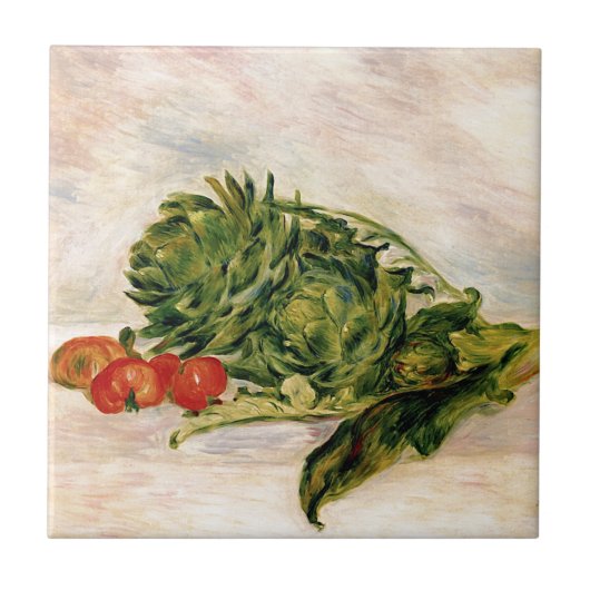 Carreau Artichauts et tomates (Devant)