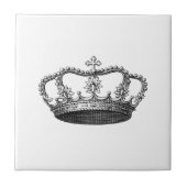 Carreau Article argenté de cadeau de couronne que vous (Devant)