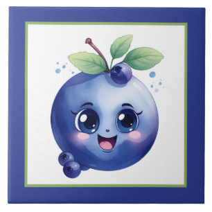 Carreau artisanat de la maison fruit bleuet